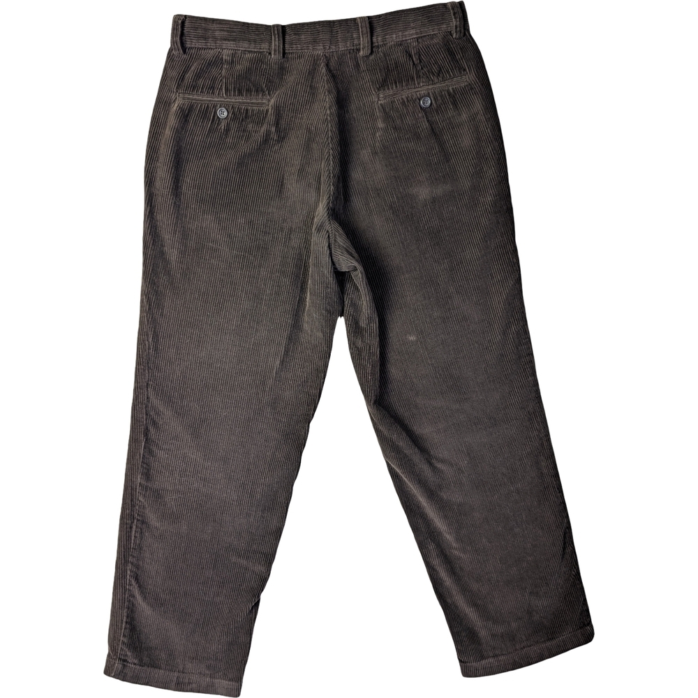 Vintage Y2K Dockers Brown Corduroy Pants | 34 x 28.5 | Straight Leg - Picture 2 of 7